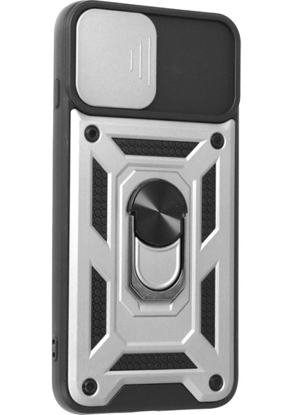 iPhone 7 Plus Kılıf Pars Lens Yüzüklü Silikon - Gümüş - 14451-5179 fiyatları