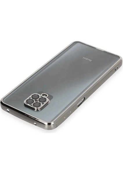 Xiaomi Redmi Note 9 Pro Kılıf Lensli Silikon - Gümüş - 19202-9640 modelleri