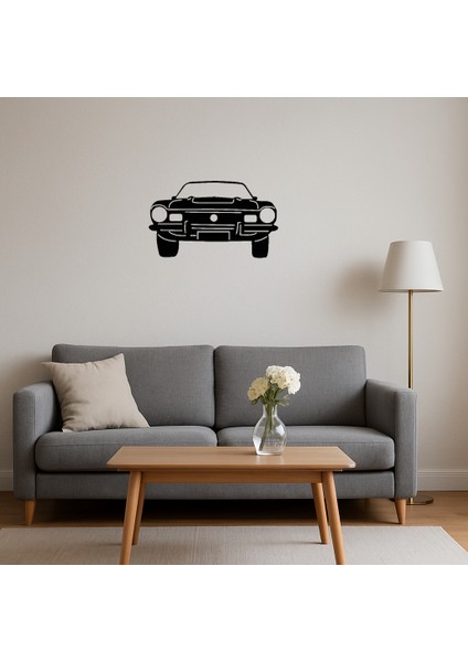 Klasik Tarz Muscle Car Mdf Duvar Dekoru - 12978-7597 fırsatları