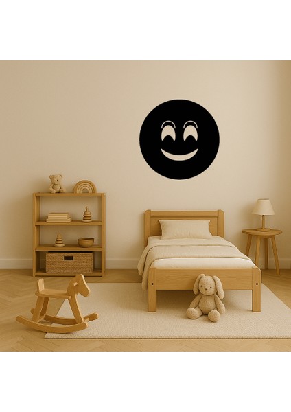 Gözleri Gülümseyen Emoji Dekoratif Tablo - 11276-8004 modelleri