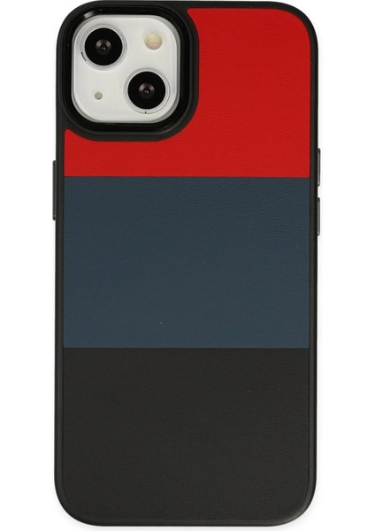 iPhone 14 Plus Kılıf King Kapak - Kırmızı-Siyah - 11861-7033