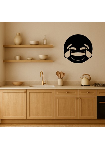 Gözyaşlarıyla Gülen Emoji Dekoratif Tablo - 15951-7245 fiyatları