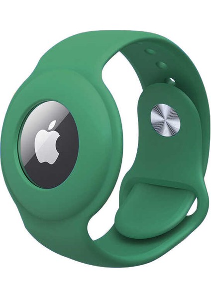 Uyumlu Airtag Anahtarlık Kordon Scks - Yeşil