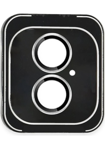 iPhone 16 Pvd Metal Kamera Lens - Gümüş - 15613-4480