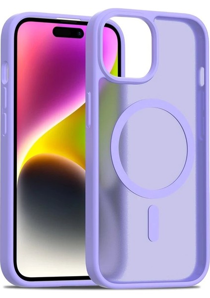 iPhone 14 Jota Magsafe Kapak - Lila - 15000-3480