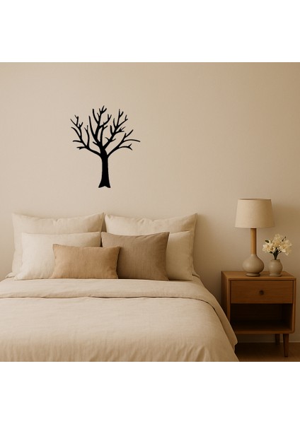 Modern Yapraksız Ağaç Mdf Dekoratif Duvar Tablosu - 11296-9042
