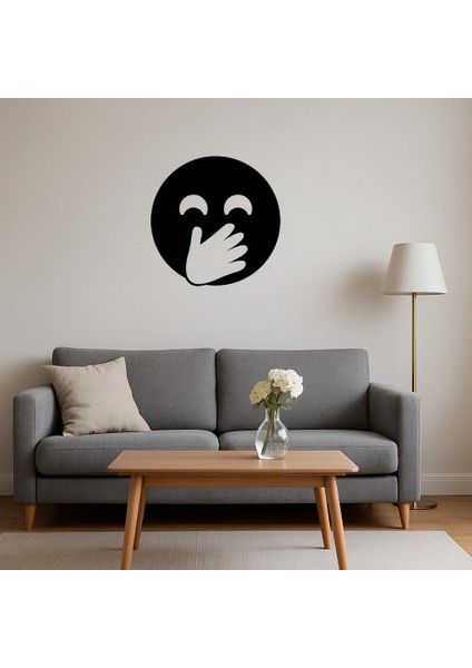 El Ağız Üzerinde Yüz Ifadeli Dekoratif Tablo - 13136-8315 fırsatları