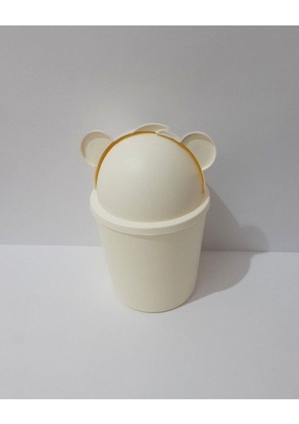 Çocuk Odası Mini Masaüstü Çöp Kutusu, Beyaz, Şık ve Kullanışlı Tasarım fırsatları