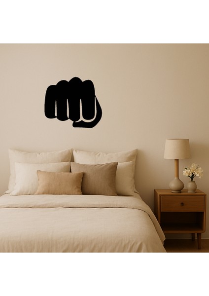 Yumruk Figürlü Mdf Duvar Tablosu - 14742-2464