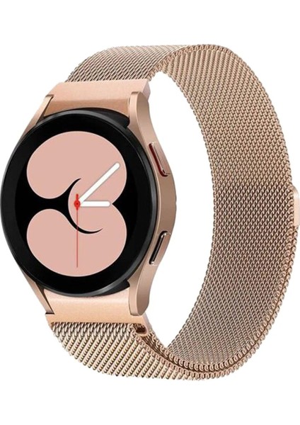 Samsung Galaxy Watch 4 Metal Mıknatıslı Kordon - Gold - 13995-3994
