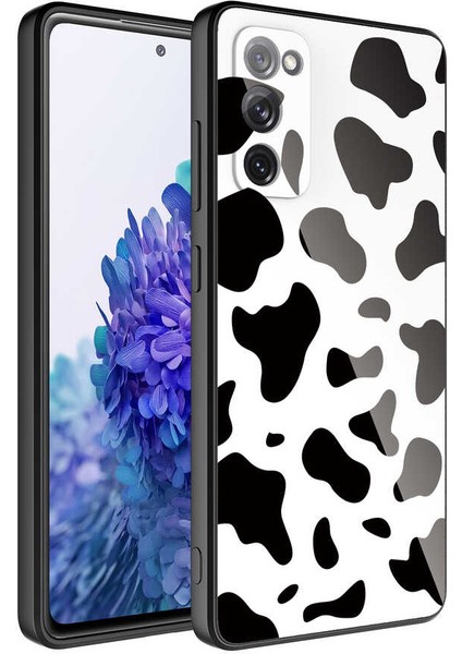 Galaxy S20 Fe Kılıf Kamera Korumalı Desenli Sert Silikon Scks Epoksi Kapak-No7
