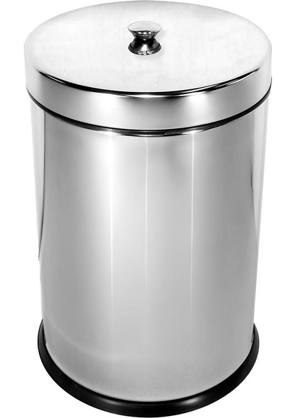 Krom Kapaklı 3 Lt Paslanmaz Banyo ve Ofis Çöp Kovası fiyatları