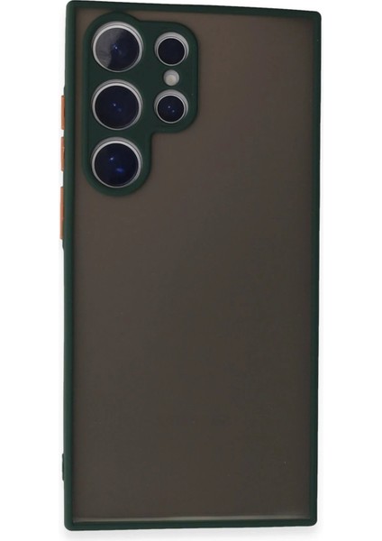 Samsung Galaxy S24 Ultra Kılıf Montreal Silikon Kapak - Yeşil - 14514-2136