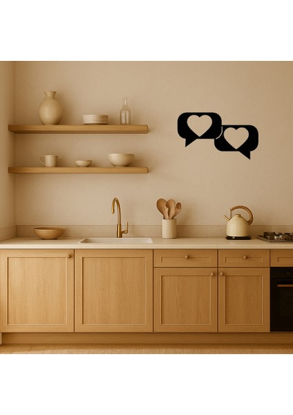 Kalpler ve Mesaj Dekoratif Tablo - 15411-6181 fiyatları