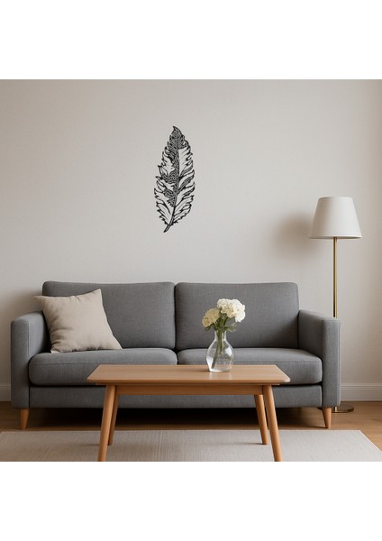 Zarif Tüy Desenli Mdf Dekoratif Tablo - 17149-9574 fırsatları