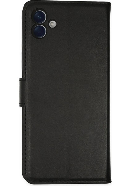 Samsung Galaxy A04 Kılıf Trend S Plus Kapaklı Kılıf - Siyah - 13939-7798