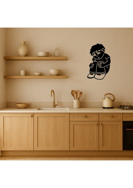 Üzeri Melankolik Çocuk Dekoratif Tablo - 18309-8194 fiyatları