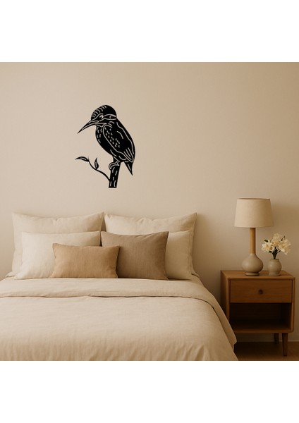 Renkli Yalıçapkını Mdf Dekoratif Tablo - 13763-6820