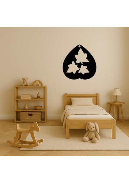 Yaprak Detaylı Gözyaşı Tasarımlı Mdf Tablo - 13783-7460 modelleri