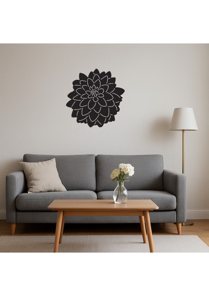 Dahlia Çiçeği Dekoratif Tablo - 16584-3159 fırsatları