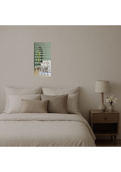 Geometrik Desenli Dekoratif Aynalı Tablo - 12479-4914 fiyatları