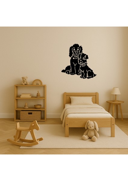 Yavru Köpekli Anne Dekoratif Mdf Tablo - 15784-2350 modelleri
