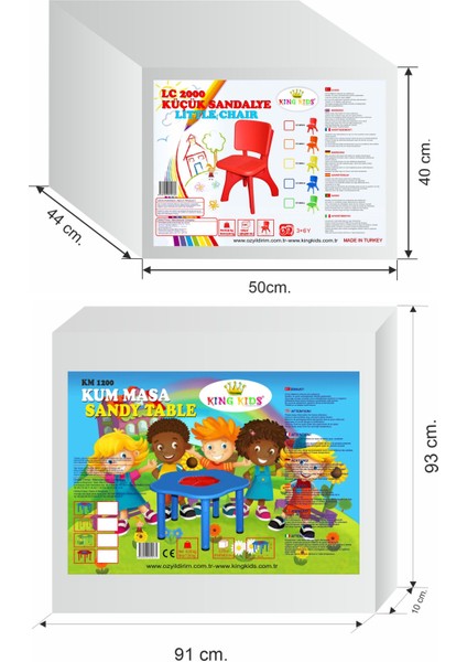 Hazneli Aktivite Masası Seti - 1 Masa 3 Sandalye - Çocuk Oyun ve Etkinlik Masası Takımı - Anaokulu -Kreş modelleri