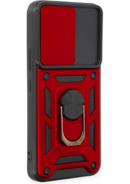 Samsung Galaxy S23 Kılıf Pars Lens Yüzüklü Silikon - Kırmızı - 16839-8847 fiyatları