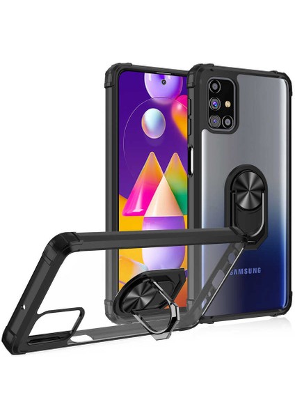 Galaxy M31S Kılıf Scks Mola Kapak-Kırmızı indirimleri