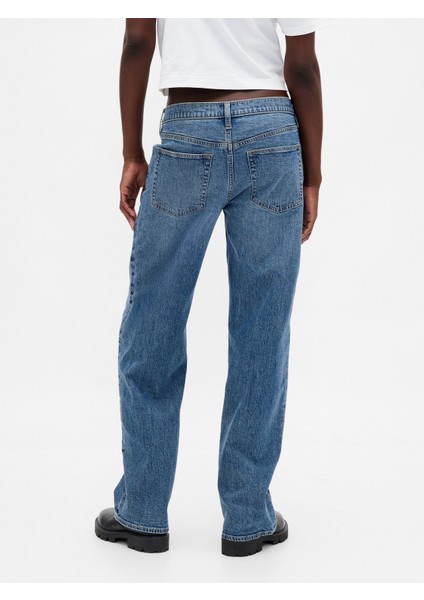 Kadın Mavi Low Rise '90S Jean Pantolon indirimleri