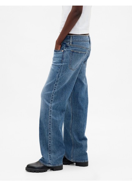 Kadın Mavi Low Rise '90S Jean Pantolon