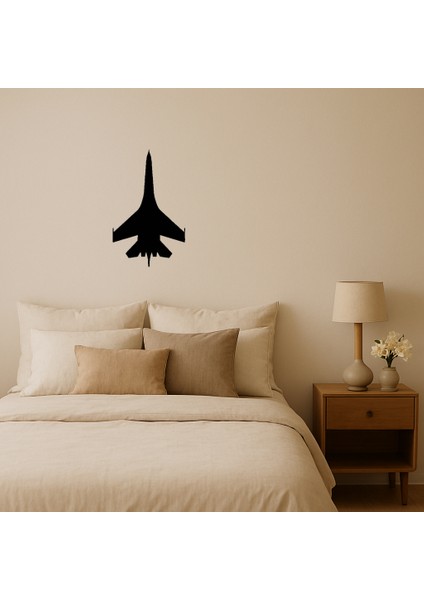 Modern Uçak Tasarımlı Duvar Tablosu - 17657-7586