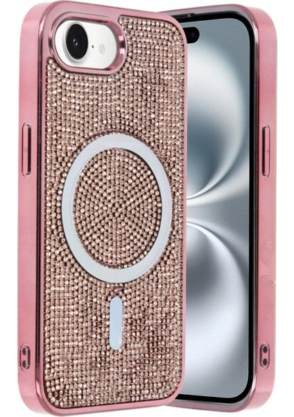 Apple iPhone 16E Helen Magsafe Kapak - Pembe - 16293-1794 modelleri