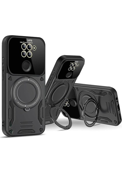 Xiaomi Redmi Note 9 Joy Lens Standlı Kapak - Siyah - 18888-3089 fiyatları