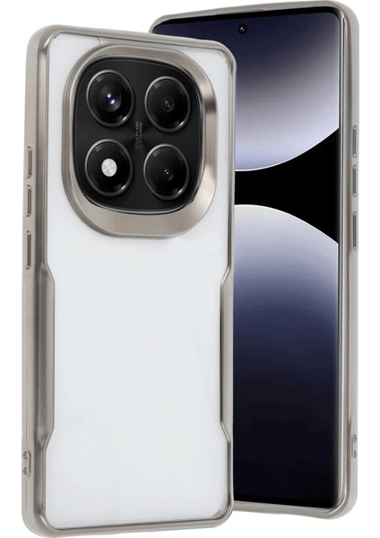 Xiaomi Redmi Note 14 Pro Plus Kılıf Boyi Silikon Kapak - Titan Gri - 18283-2084