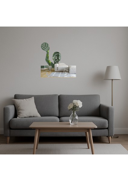 Su Topu Oyuncusu Emoji Duvar Süsü - 17752-5478 indirimleri