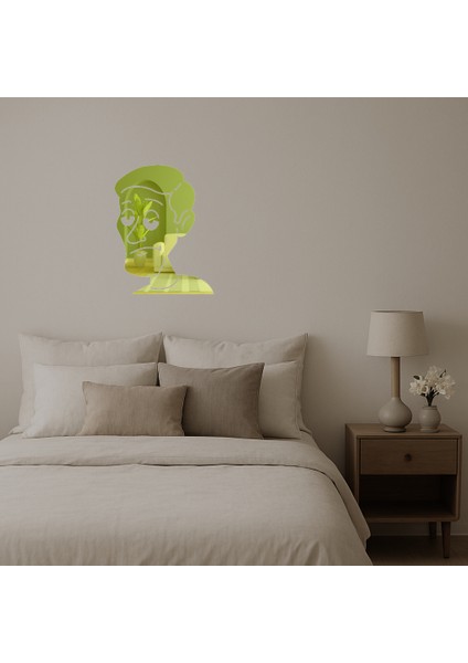 Üzeri Düşünceli Insan Figürü Dekoratif Altın Aynalı Tablo - 18633-2414 fiyatları