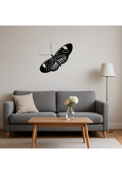 Renkli Kelebek Dekoratif Tablo - 17077-4070 fırsatları