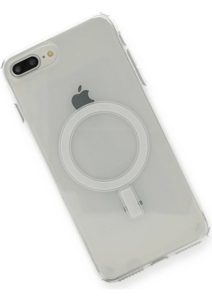 iPhone 8 Plus Kılıf Magneticsafe Şeffaf Silikon - Şeffaf - 13973-8991 fiyatları