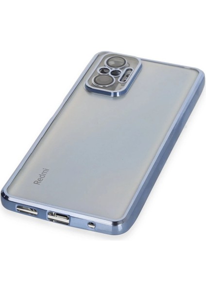 Xiaomi Redmi Note 10 Pro Kılıf Lensli Silikon - Açık Mavi - 13476-6808 fırsatları