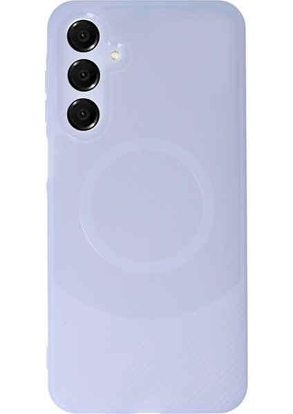 Samsung A56 Kılıf Maya Karbon Kapak - Lila - 11794-4466