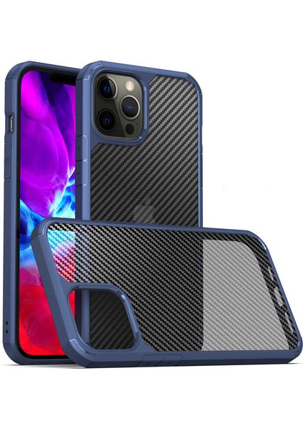 iPhone 12 Pro Max Uyumlu Scks Inoks Kapak-Mavi