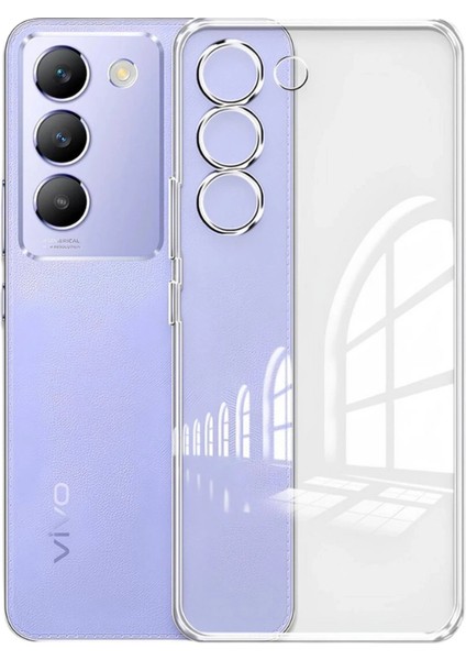 Vivo V30 Lite 4g Kılıf Lüx Şeffaf Silikon - 14488-9399