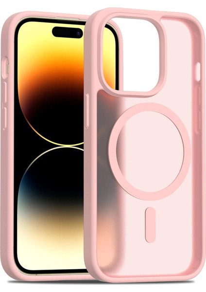 iPhone 14 Pro Jota Magsafe Kapak - Pudra - 17901-9737 fırsatları