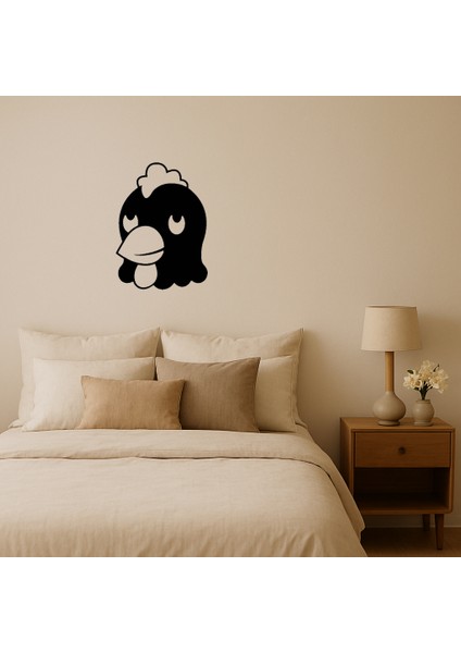 Dekoratif Tavuk Yüzü Tablosu - 12698-1055