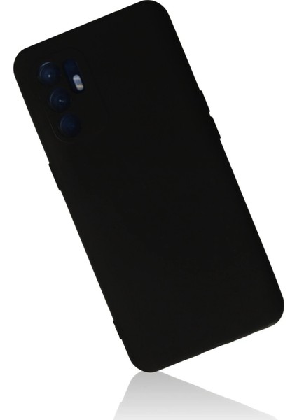 Oppo Reno 6 Kılıf Nano Içi Kadife Silikon - Siyah - 19856-3093 fiyatları