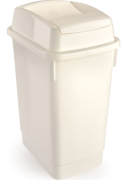 Beyaz 27L Çift Taraflı Itmeli Banyo ve Otel Atık Kovası fiyatları