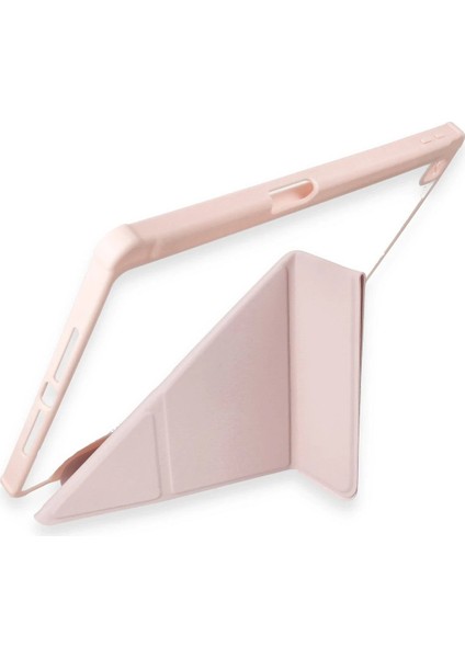 iPad 10.2 (8.nesil) Kılıf Kalemlikli Hugo Tablet Kılıfı - Rose Gold - 18154-6306 indirimleri