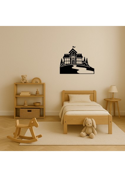 Geometrik Ev Yapı Dekoratif Tablo - 15795-2287 modelleri