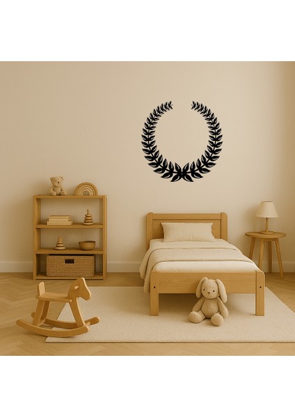 Yuvarlak Zeytin Dalı Tasarımlı Dekoratif Tablo - 14226-2519 modelleri